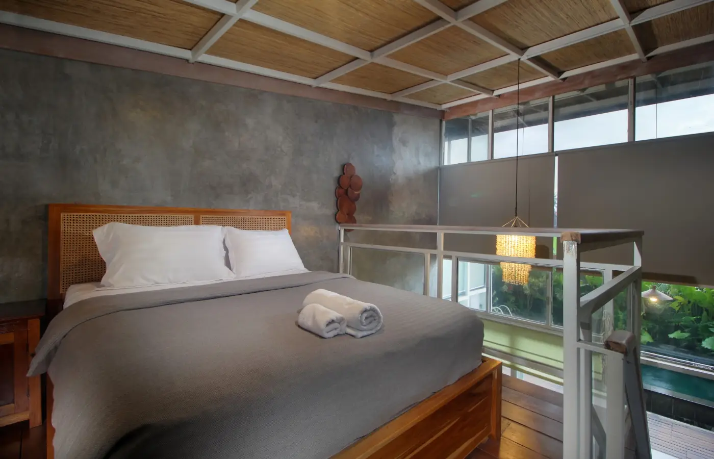 Kubu Jodi Ubud: Mezzanine bedroom