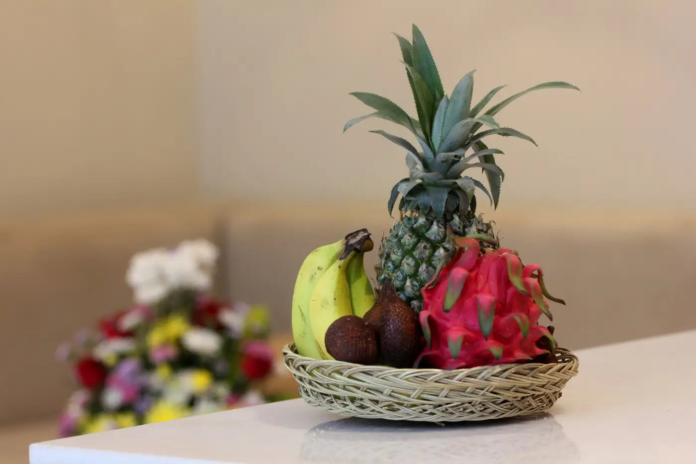 Sawah Villa: Welcome fruit on arrival