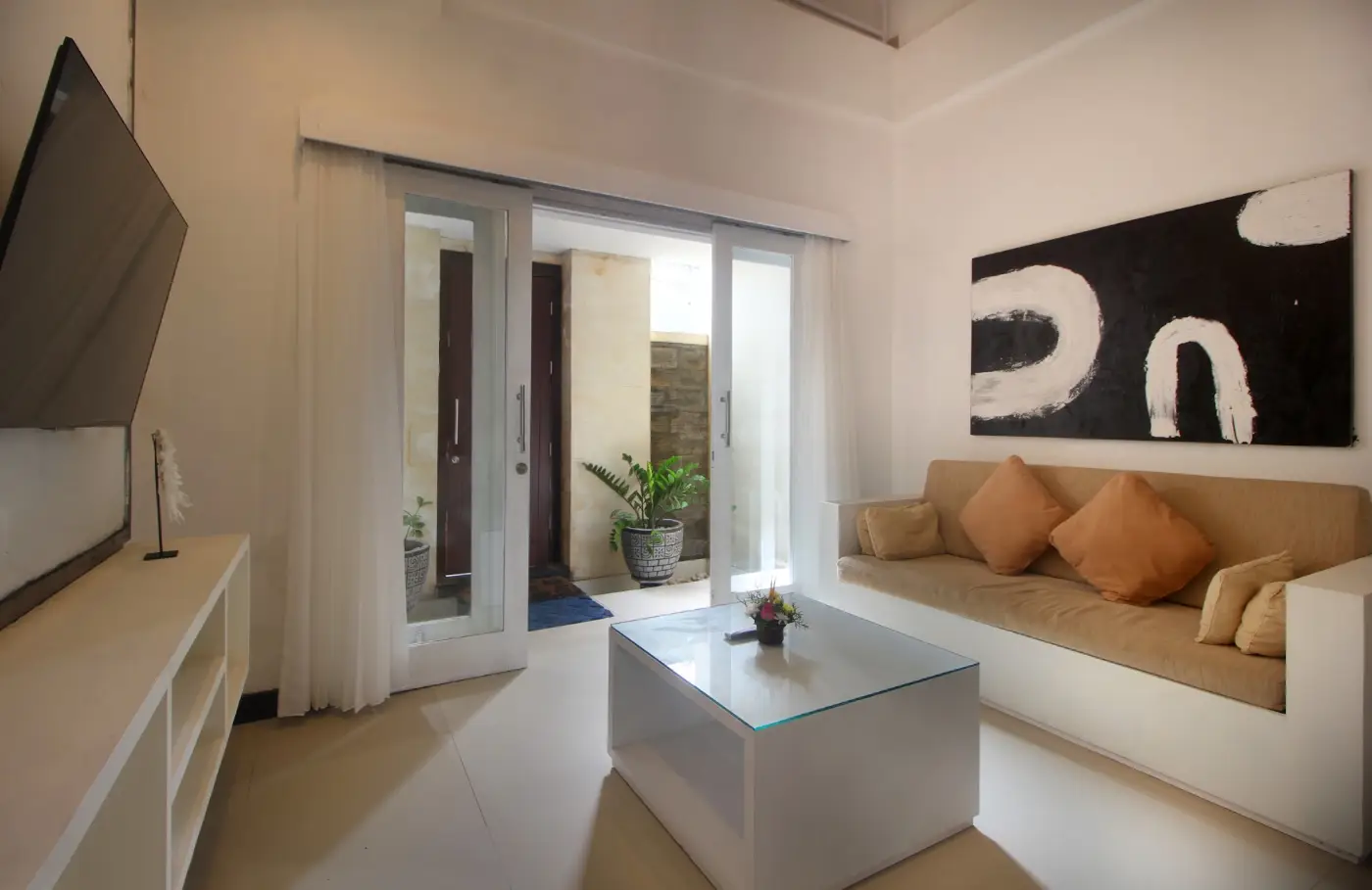 Living room at Zowa Villa